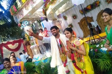 Jabardasth Mahesh and Pavani Wedding